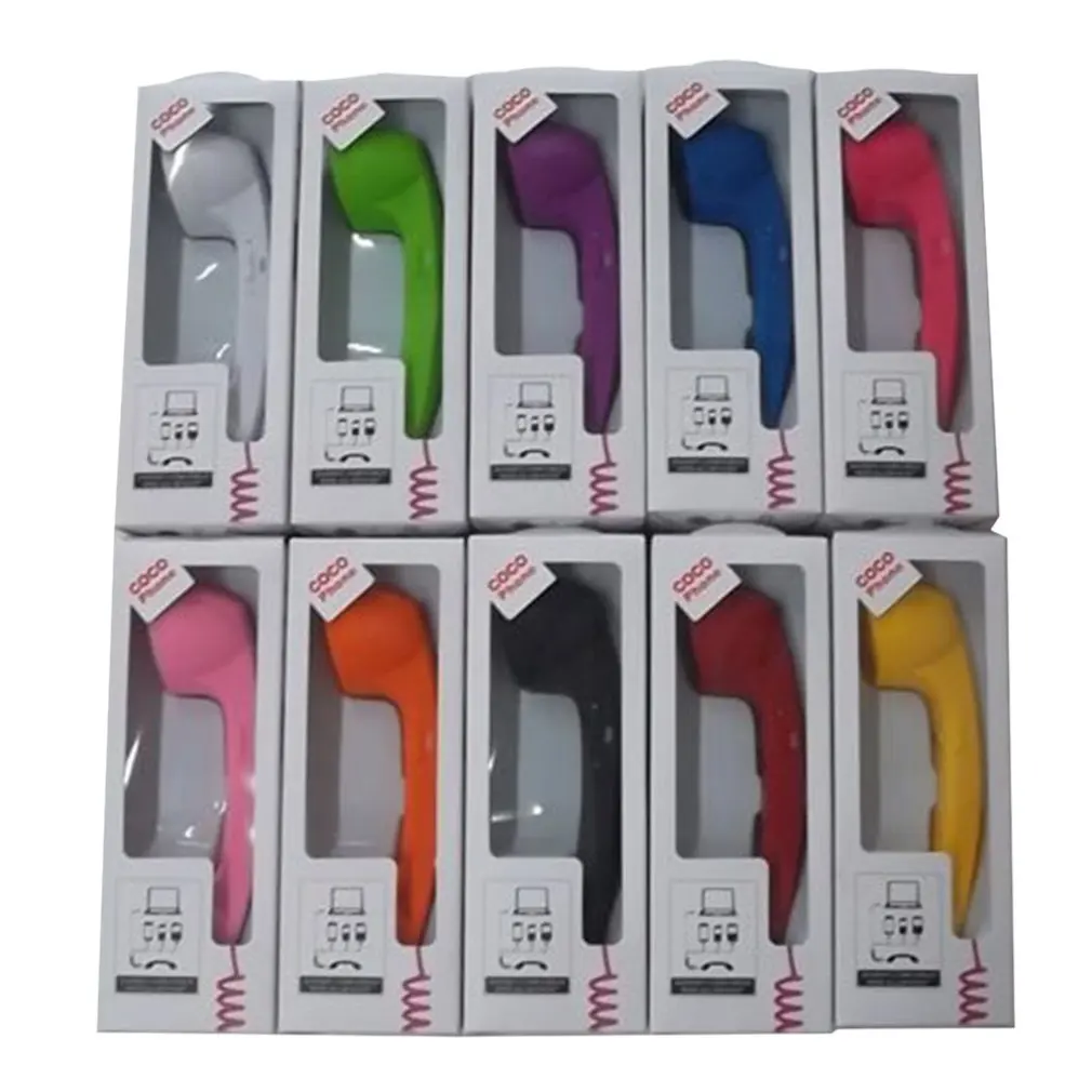 3 5mm Jack Classic Retro Phone Handset Mini Mic Speaker Phone Call Receiver for Iphone