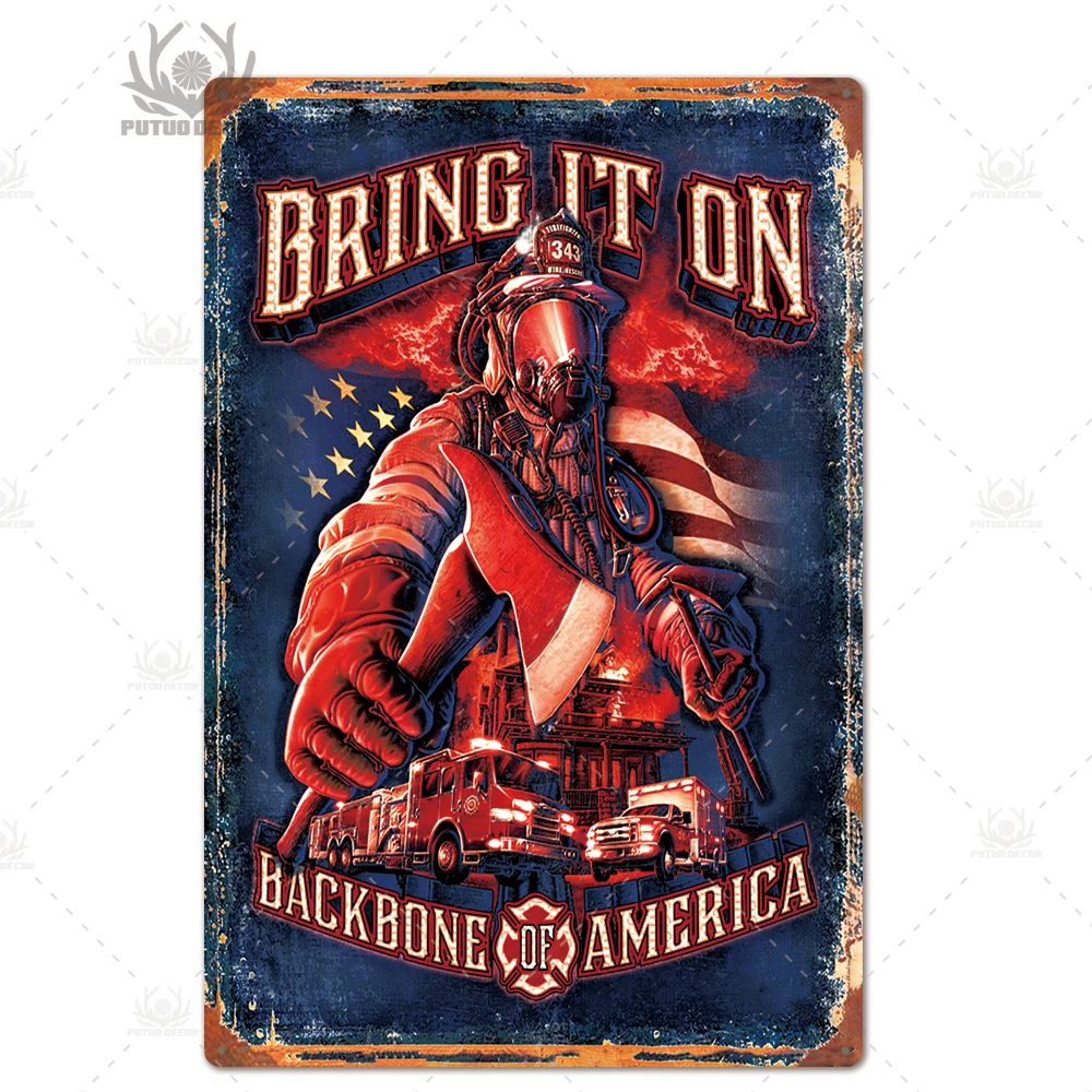 США металлический знак плакат табличка Металл Винтаж американский стиль Настенный декор для мужчин пещера Бар Паб Клуб Олово знак декоративная тарелка - Цвет: TH0887