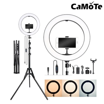 

Led ring light lamp Photography Photo 8inch 20cm Fill Ring Light with Tripod for Smartphone Makeup phone holder stand beauty
