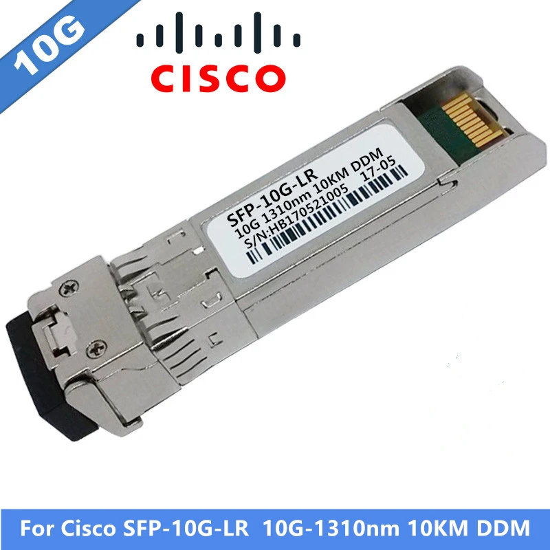 100% новые Cisco SFP-10G-ER приёмопередатчик типа SFP 10 Гб Волокно Модуль оптического трансивера ER/EW SMF 1550nm 40 км DDM duplex LC коннектор