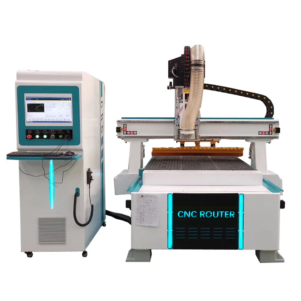 

Air Cylinder Auto Tool Change Multi Head Woodworking ATC CNC Router 1325 1530 3 Axis Wood Engraving Cutting Machine