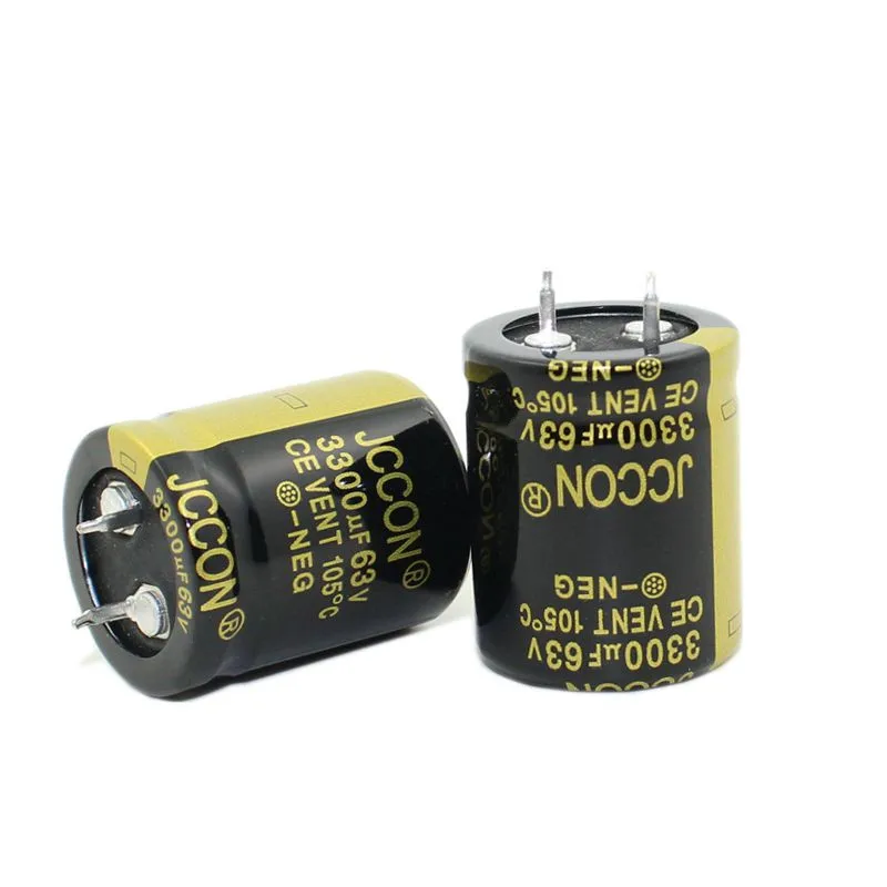 

Electrolytic Capacitor 63v3300uf Volume 25*30 Inverter Power JCCON Thick-foot