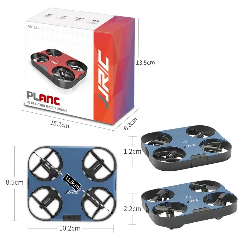 HobbyLane мини-Дрон для детей RC маленький квадроцикл один ключ взлет нано дроны игрушка для начинающих мальчиков и девочек