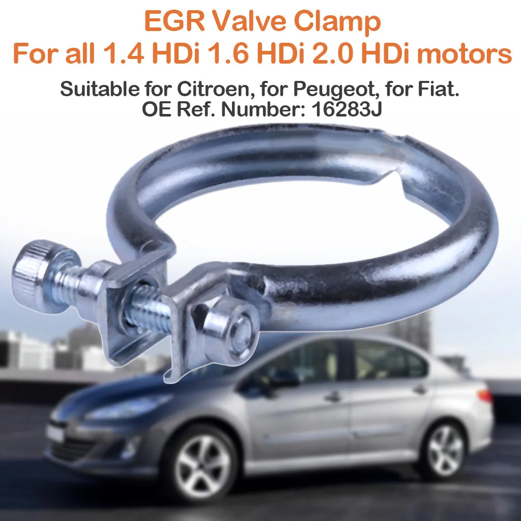 

EGR Valve Clamp Stainless steel for Peugeot Citroen Fiat Ford Mini Mazda 16283J Auto Accessories
