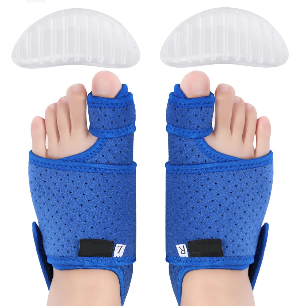 Регулируемый Выпрямитель для ног Bunion Splint выпрямитель с гелевой аркой облегчение