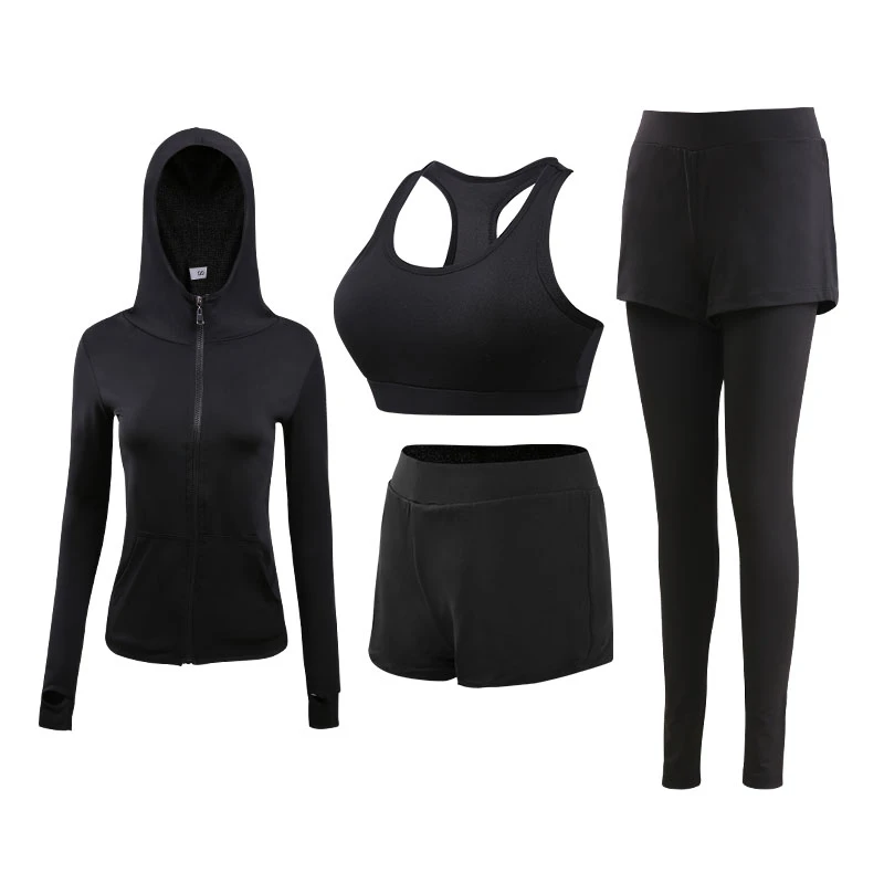 Women sportswear-09 Женская спортивная одежда с капюшоном эластичный спортивный костюм женские дышащие спортивные костюмы для тренировок одежда для тренировок, фитнеса, бега - Цвет: Women sportswear-09