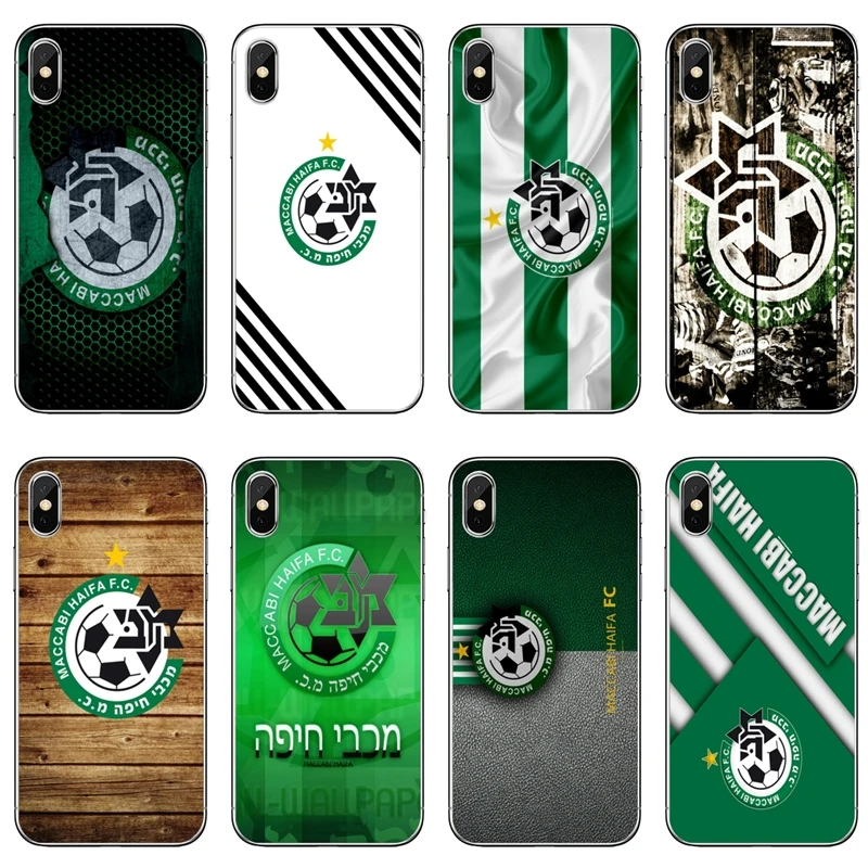 

For Samsung Galaxy S10 Lite S9 S8 S7 S6 edge Plus S5 S4 Note 9 8 5 4 mini football maccabi haifa Accessories phone case