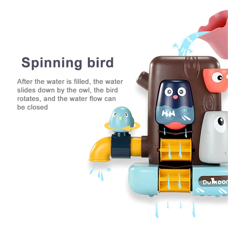 Baby Bathing Toy Bath Toys Pipeline Water Spray Shower Game Elephant Toy for Children Swimming Bathroom Water Shower Kids Toy 3