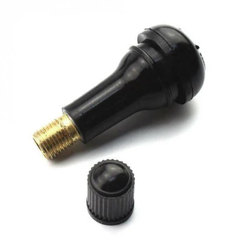 

Short Valve Stems Replacement Black Snap-in Tire Accessories Set Wheel