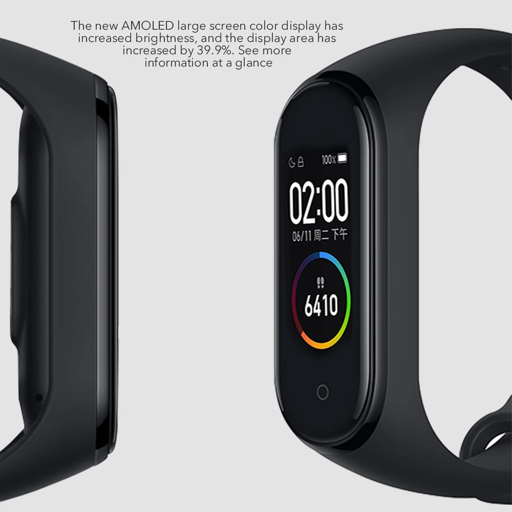  Xiaomi Mi Band 4 Global Version Watch Original Smart Wristband 3 Color AMOLED Screen Mi Band 4 Blue - 4000105066092