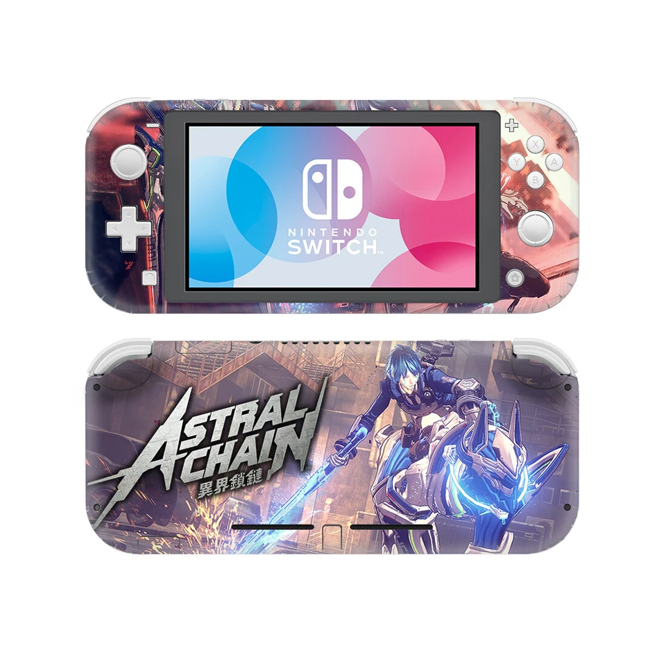 Astral Chain Виниловая наклейка для nintendo Switch Lite NSL защитная пленка наклейка чехол - Цвет: YSNSL0125