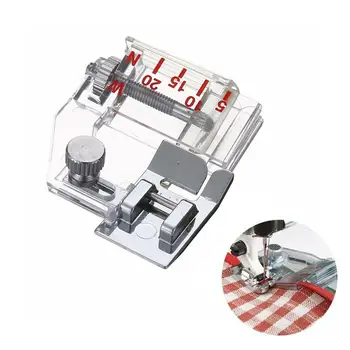 

Multifunctional Sewing Machine Presser Foot Adjustable Bias Binder Presser Foot For Sewing Machines Sewing Machine Bag