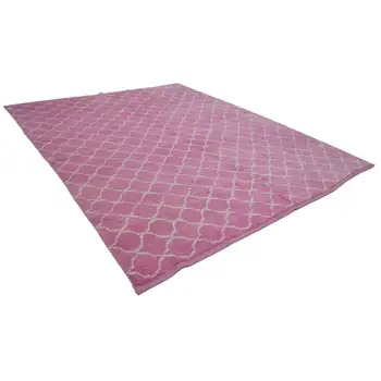 

292x346 Cm Pink Handmade Moroccan Rug-10x11 Ft