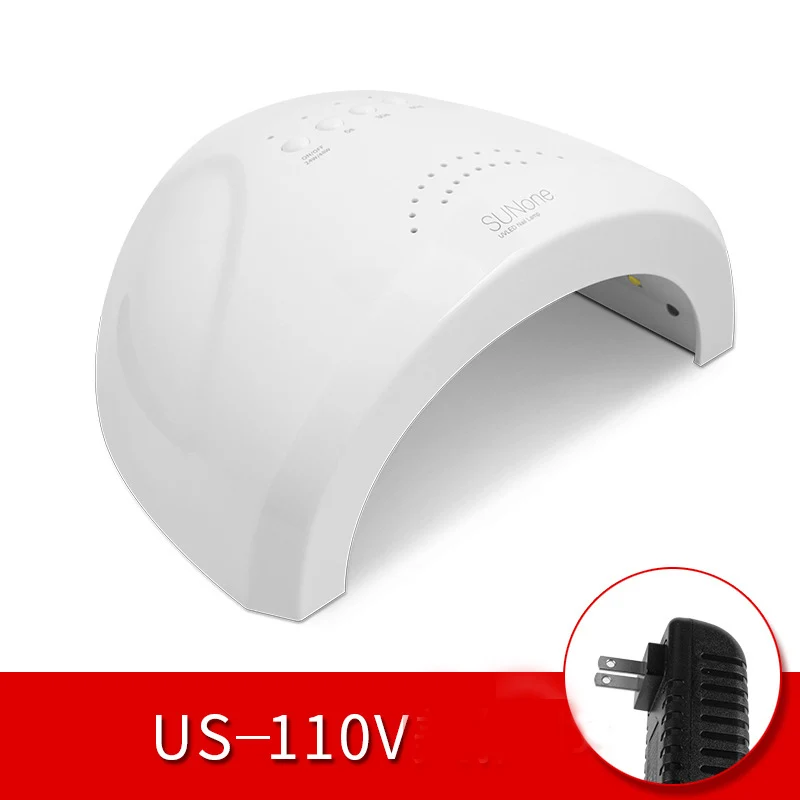 US Plug 24 Вт/48 Вт регулируемый инфракрасный зондирующий светодиодный гель-лампа для ногтей DIY сушилка для лака для ногтей светильник - Цвет: US Plug