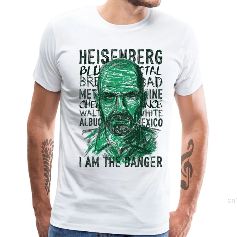 Мужская футболка с надписью I'm Danger хлопковая коротким рукавом | одежда