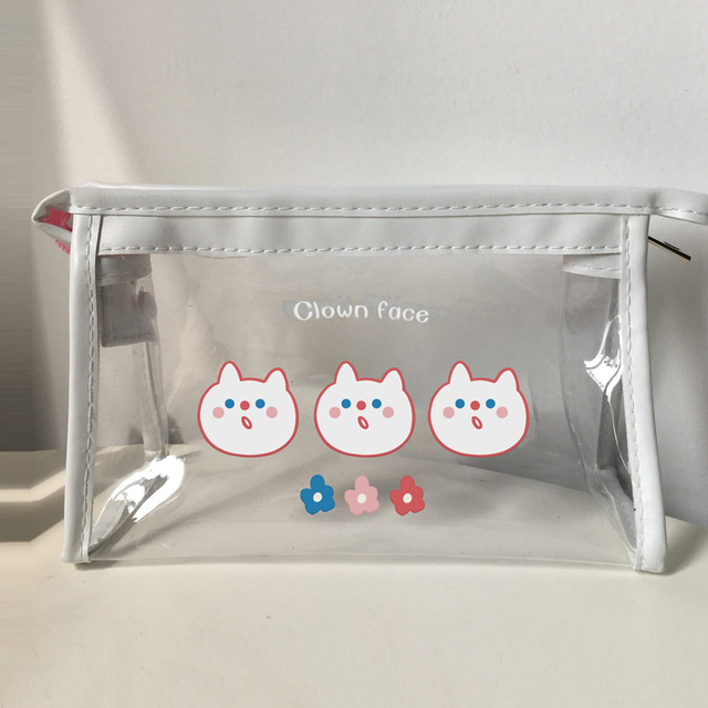 1pc Multifunctional Cosmetic Bag Transparent Waterproof Travel Makeup Essential Storage Bag  Cosmetic Bag Cosmetic Bag