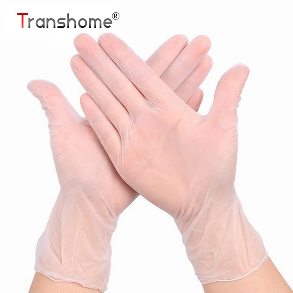 Dropshipping Food Grade Disposable Nitrile Gloves 100pcs Latex Gloves For Food Cleaning Cooking Restaurant Kitchen Accessories