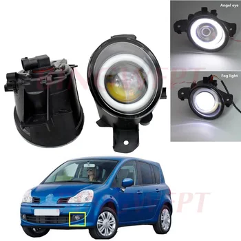 

2PCS (right+left) Oval Car H11 LED Fog Light with Angel Eye For Renault Grand Modus 2004-2013 Fog Lamp Assembly