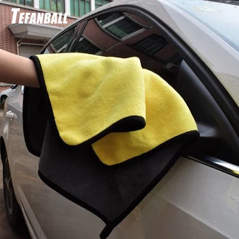 

Car Care Polishing Wash Towels Plush Microfiber Washing Drying Towel Strong Thick Plush Polyester Fiber Car Cleaning Cloth Dry