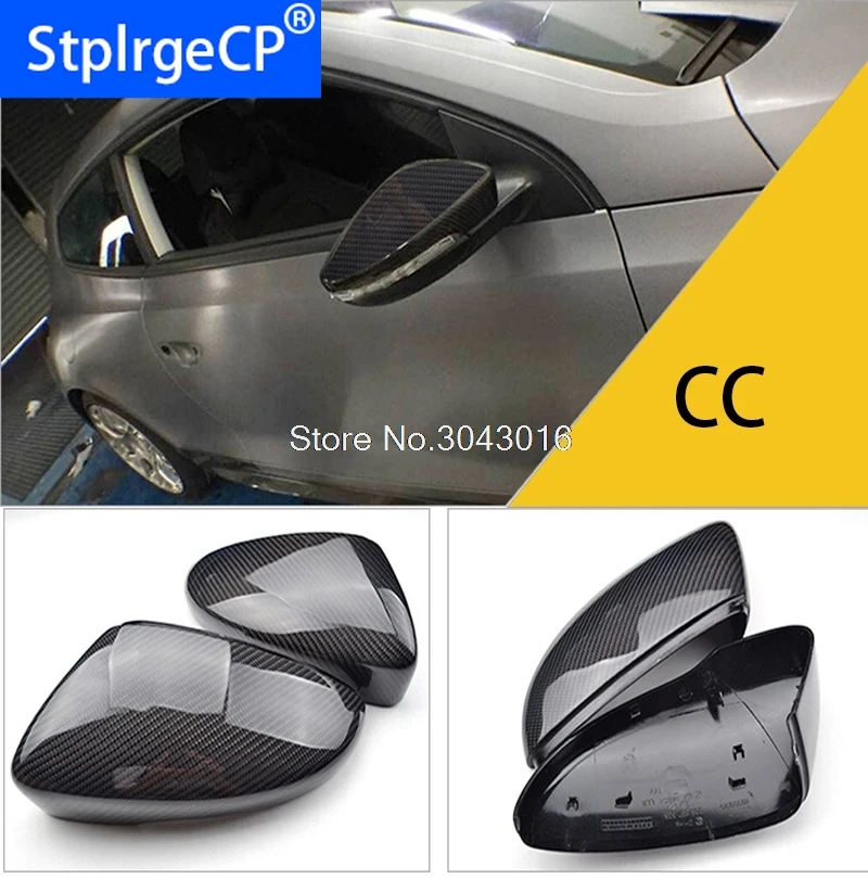 Сменный Тип для Volkswagen VW CC 2010- заднего карбонового бокового зеркала CC крышка зеркала высокого качества