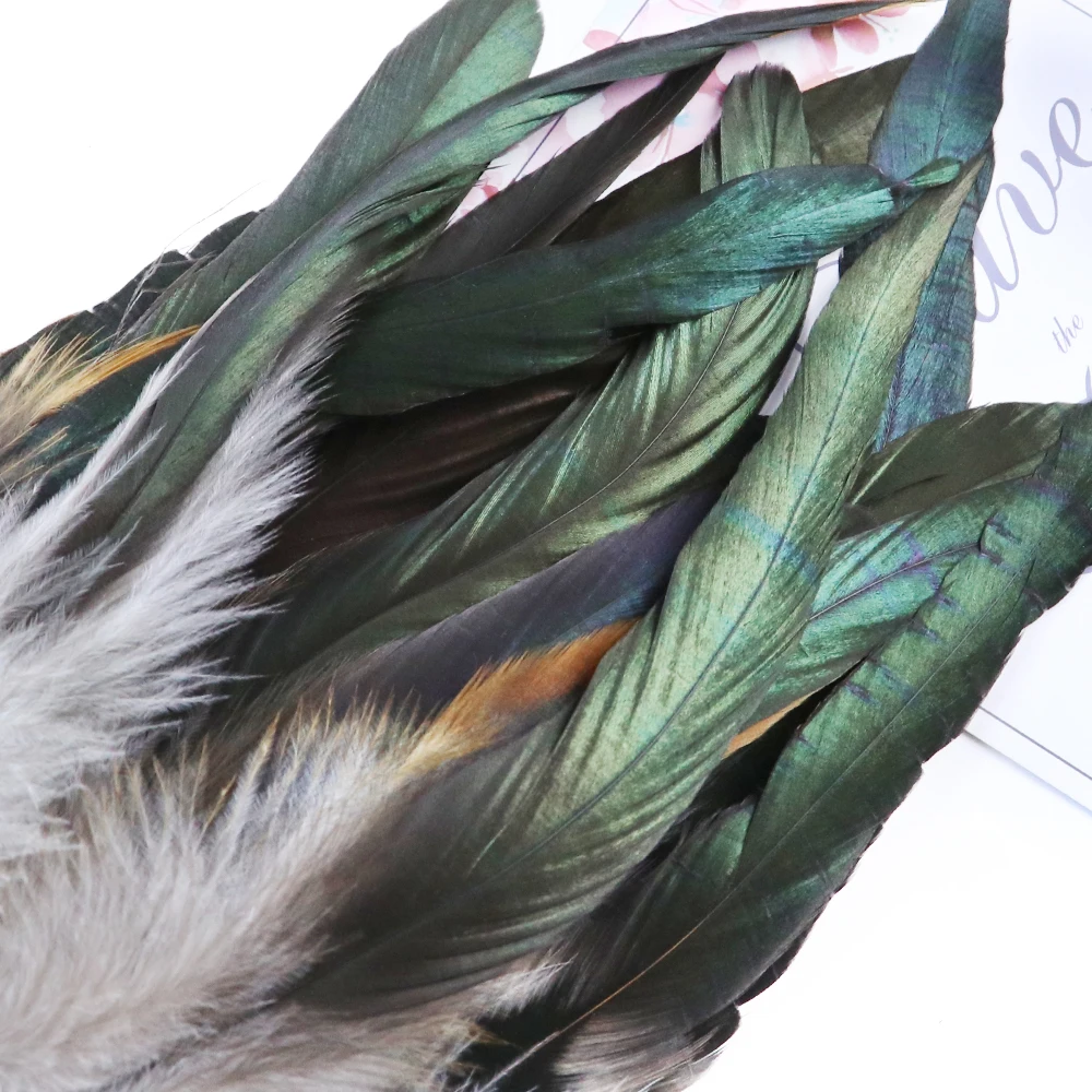 Pheasant Feathers Rooster Feathers Craft Feathers Natural Feathers 50Pcs/Lot 6-8 Inch/15-20 CM For Crafts Jewelry Earring