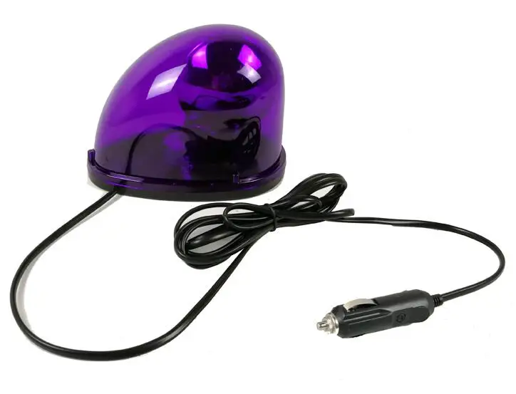 10w Car Rotate Warning Light Beacon,red/amber/blue/purple/green Police
