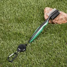 Выдвижная щетка для чистки гольфа, щетка для чистки гольфа, инструменты для чистки гольфа, 1 шт. паз