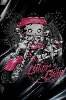

JMINE Div 5D Betty Boop Motorcycle Full Diamond Painting cross stitch kits art High Quality Portrait 3D paint by diamonds