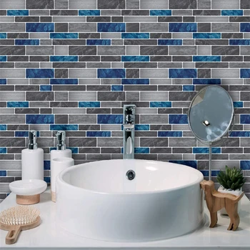 

Modern 3D Wallpaper Small Black Brick Self-adhesive Three-dimensional Wall Stickers High-quality Wallpaper For Home Decor