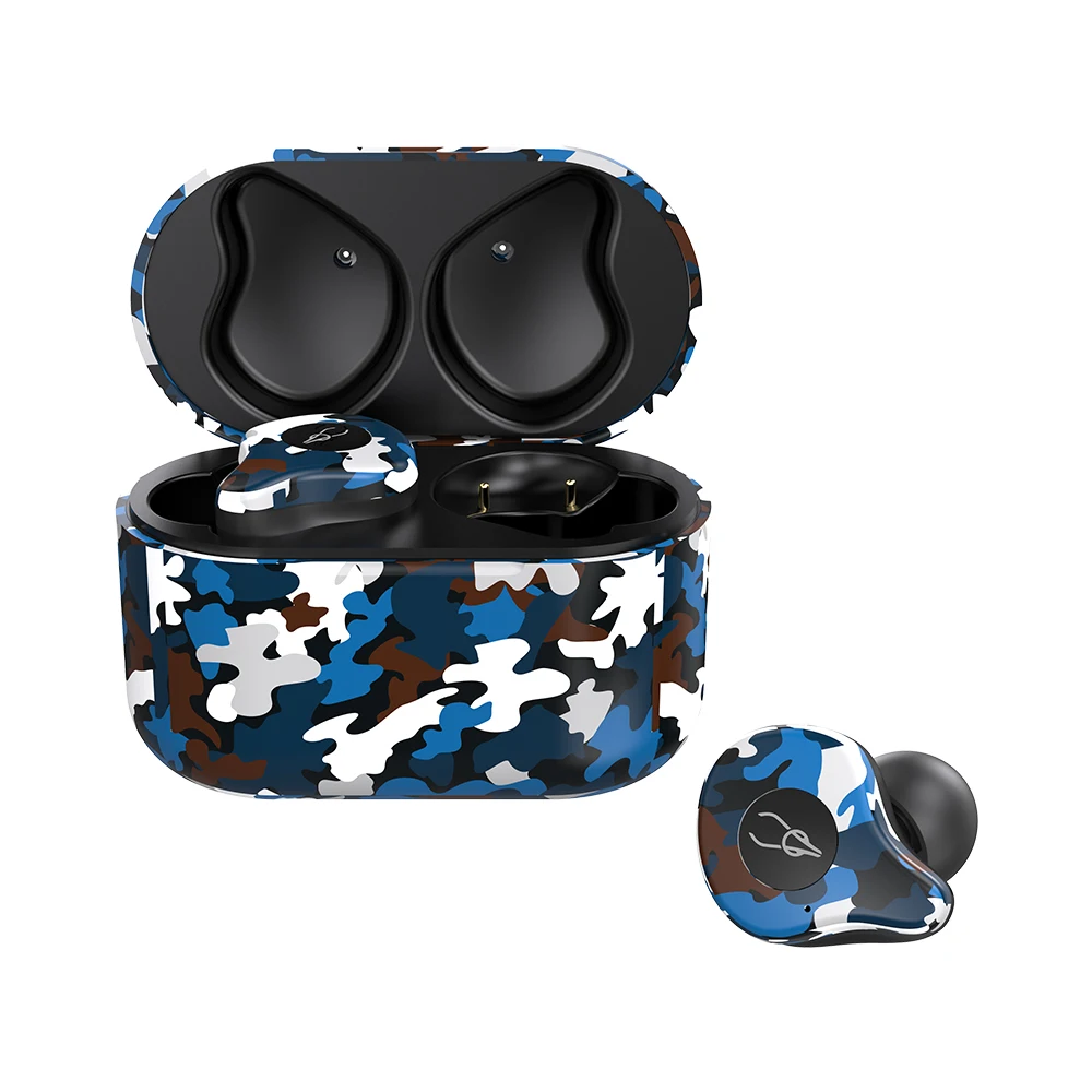 Camouflage blue Sabbat E12 Ultra Bluetooth 5,0 наушники TWS Наушники Беспроводные стереонаушники Спортивная гарнитура шумоподавляющий наушник с микрофоном - Цвет: Camouflage blue