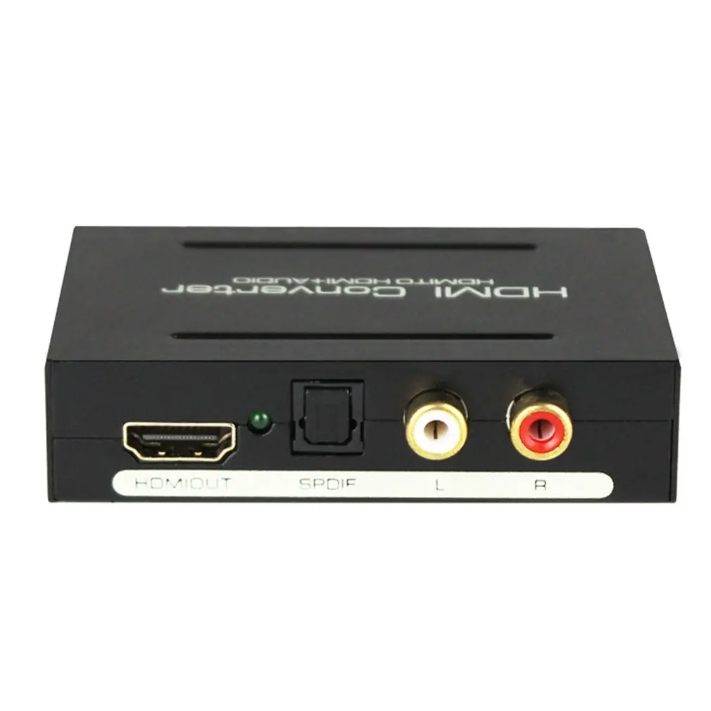 

1080P HDMI to SPDIF Optical RCA L/R Analog Audio Extractor Converter Splitter HDMI converter US/EU Plug