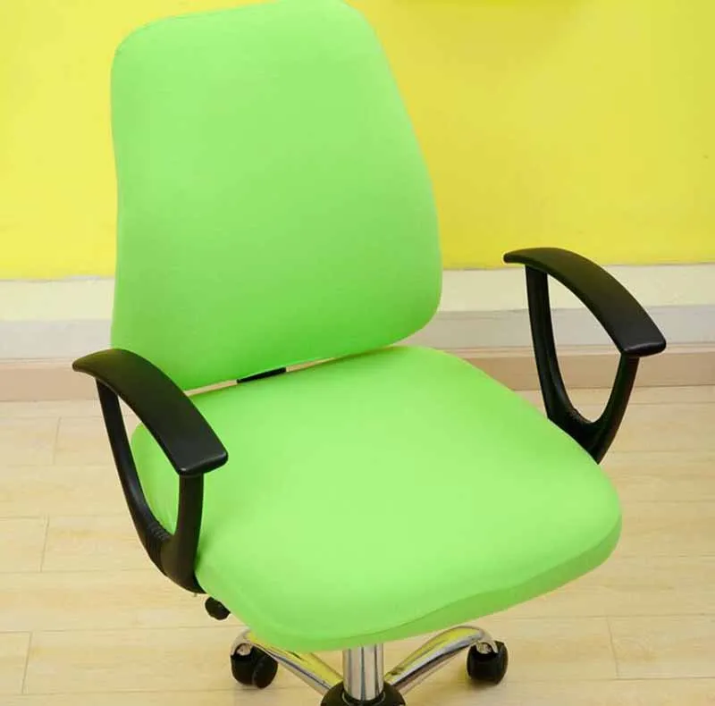 Офисное компьютерное кресло Чехлы офисные антипылевые спандекс Синий Сплит MJ046 чехол кресло сплошное универсальное сиденье черный чехол