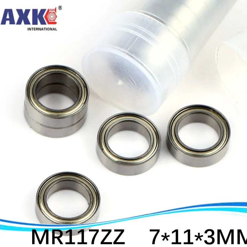 10 шт. высокое качество ABEC-5 MR117ZZ MR117-2RS SMR117ZZ SMR117-2RS 7*11*3 мм 7x11x3 миниатюрный