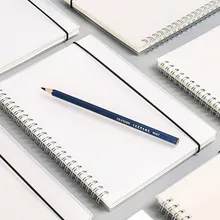 Спиральный прозрачный блокнот дневник пустая точка сетка линия внутри бумажный скраб ПВХ блокнот для учебы назад школа-поставщик блокнот s