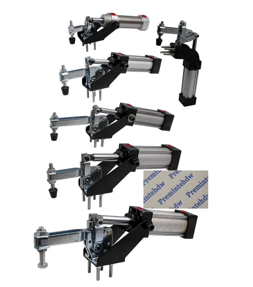 

Pneumatic Air Magnetic Cylinder Adjustable Hold Down Toggle Clamp
