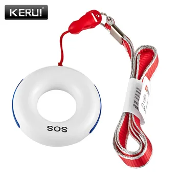 

KERUI E8 Wireless SOS/Emergency Button Key Alarm Accessories Fall detector For G19 G90B W2 W1 G18 8218G