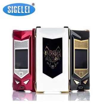 

Clearence!! Sigelei Snowwolf Mfeng UX Box Mod 1.3 Inch TFT Display Vape Mod Powered by dual 18650 Batteries E cigarette Mod