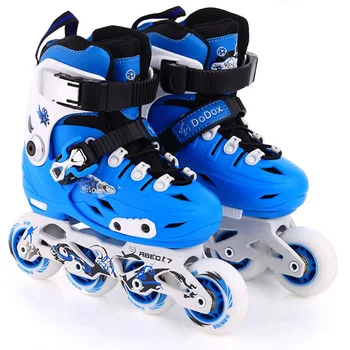 

Childrens Inline Skates Professional Slalom Skate Roller Skating Shoes Sliding Skate Patins For 17.5cm 20.5cm Roller Sneakers