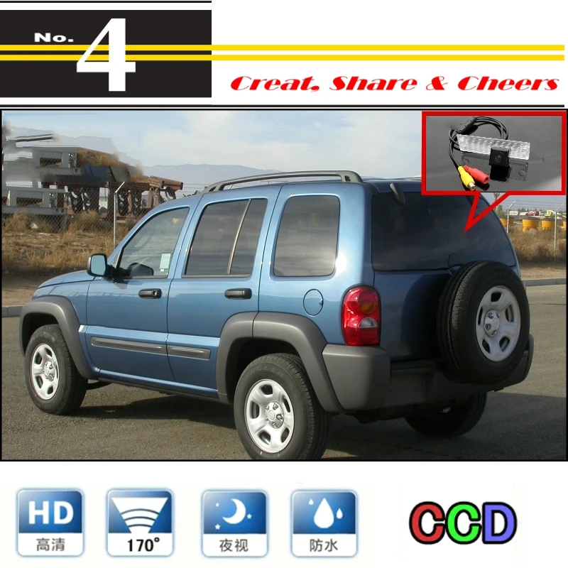 LiisleeCar Camera For Jeep Liberty 2002~2007 High Quality Rear View Back Up Camera For PAL : NTSC to Use | CCD with RCA1