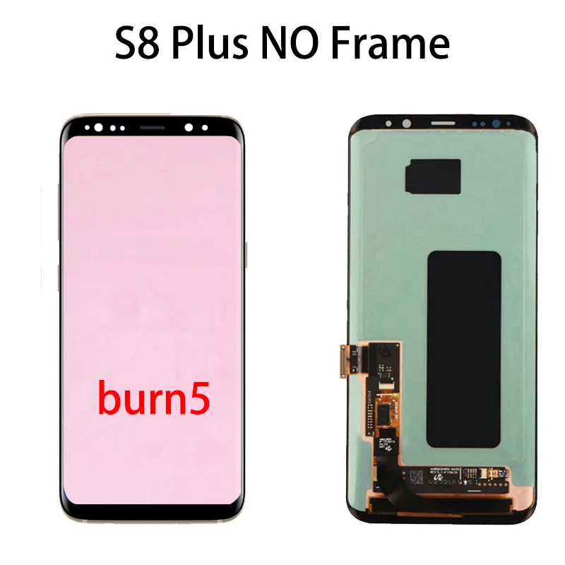 mobile phone lcd screens Original For Samsung Galaxy S8 plus G955 G955F g955u S8plus Lcd Display With Touch Screen Digitizer 6.2'' AMOLED burn shadow screen for lcd phone cell Phone LCDs