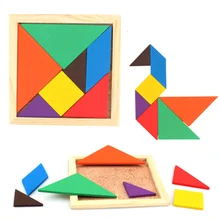 

3d Puzzle Tangram Teaser Tetris Geometric Shape Jigsaw Game Learning Education Puzzle Toys For Children Brain