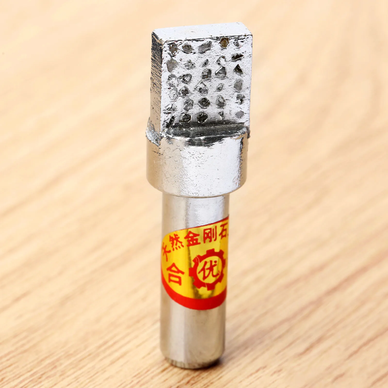 1pc Burnishing Rotary Tool Rectangle Square Head Grinding Wheel Diamond