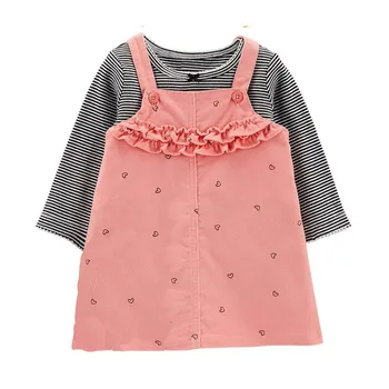 

2pcs/set baby girls clothes girls dress set spring 0-24 month infant outfit