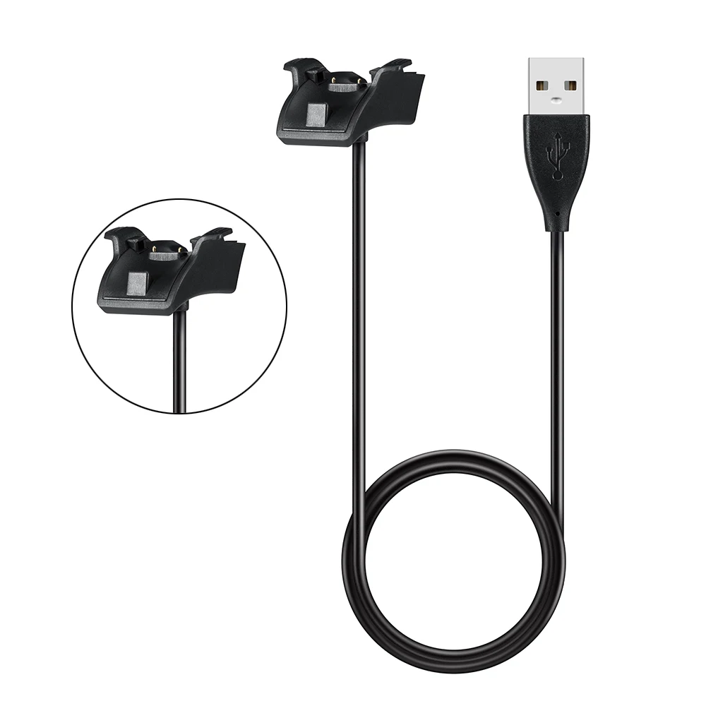 

1M For Huawei Honor Band 5/ 4NEC Standard Edition/ 3/ 3 Pro/ 2 Pro Smart Watch Charger USB TPE Soft Cable Dock Charging