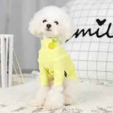 Домашние животные маленькие собаки продукты милый фруктовый узор рубашки для щенков кошек