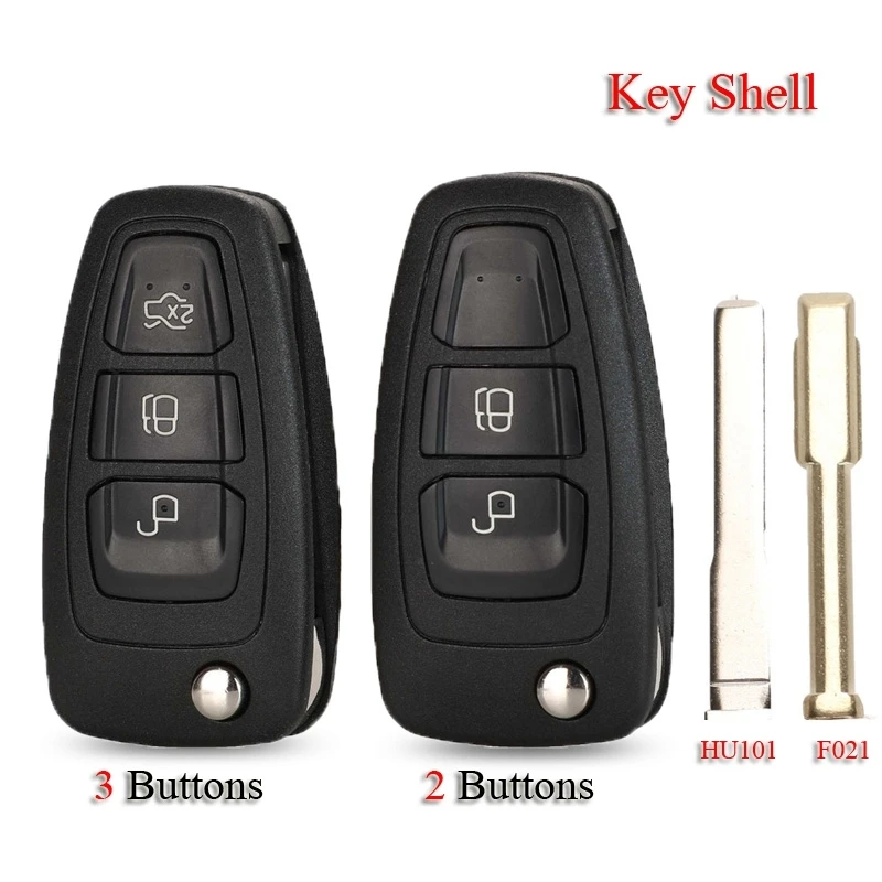 Чехол для автомобильного ключа Kutery 10 шт./лот Ford Focus Mondeo Fiesta 2013 3 кнопки с HU101/F021 |