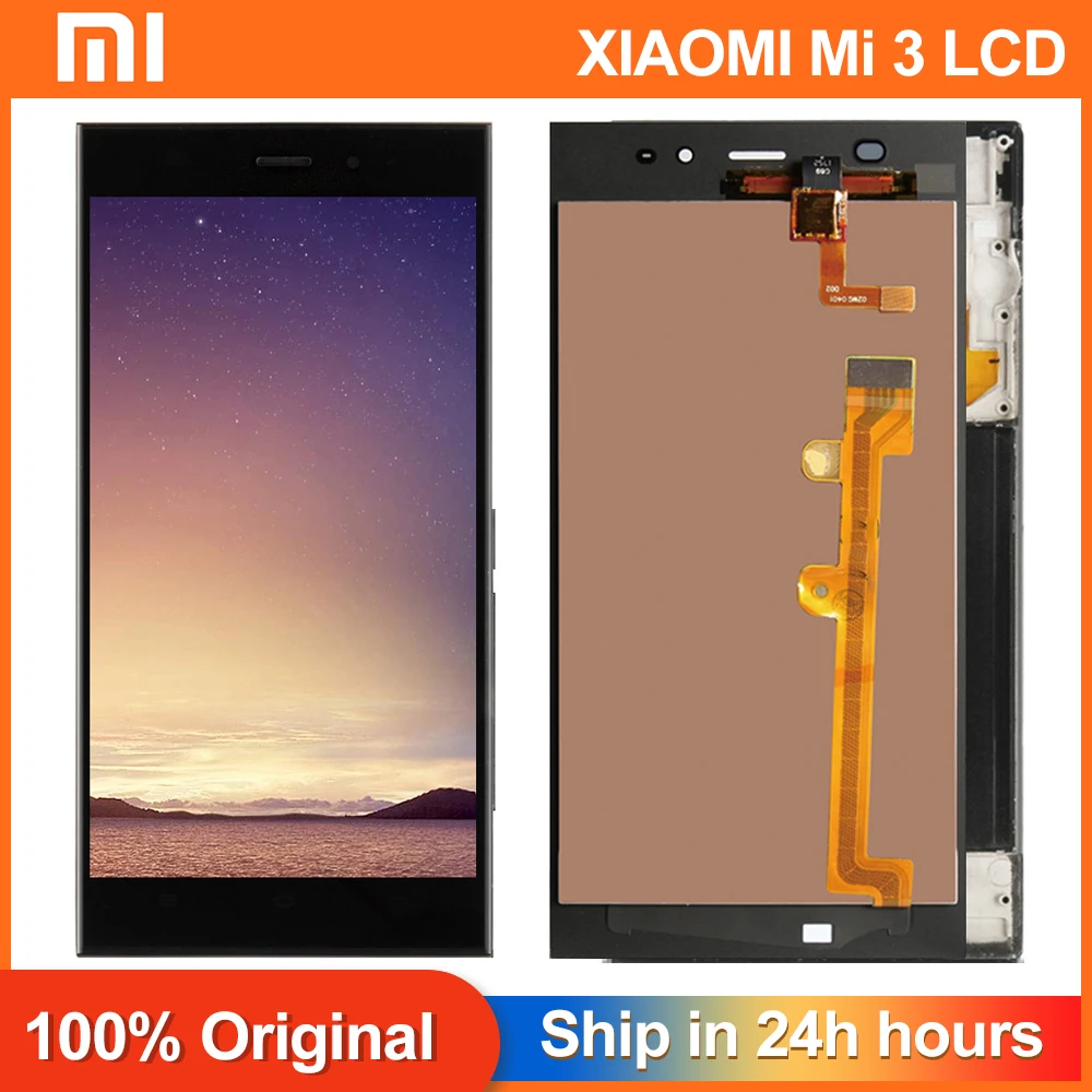 TDS CDMA WCDMA 5 0 ''Оригинальный ЖК дисплей для XIAOMI Mi3 сенсорный экран с рамкой Xiaomi Mi 3