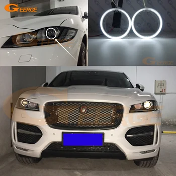 

Excellent CCFL Angel Eyes kit Halo Ring Ultra bright For JAGUAR F-PACE X761 2015 2016 2017 2018 xenon headlight