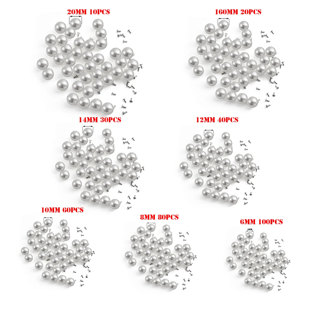 1 упаковка, круглые жемчужные заклепки, пуговицы для ткани, брюк, шляп, сумок, обуви, сделай сам, ремесло, Декор, аксессуары для домашней одежды, скрапбук, женская мода