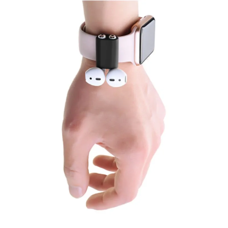 

New Anti-lost Silicone Holder For Pods Portable Headphones Watch Band Strap Silicone Holder for Pods